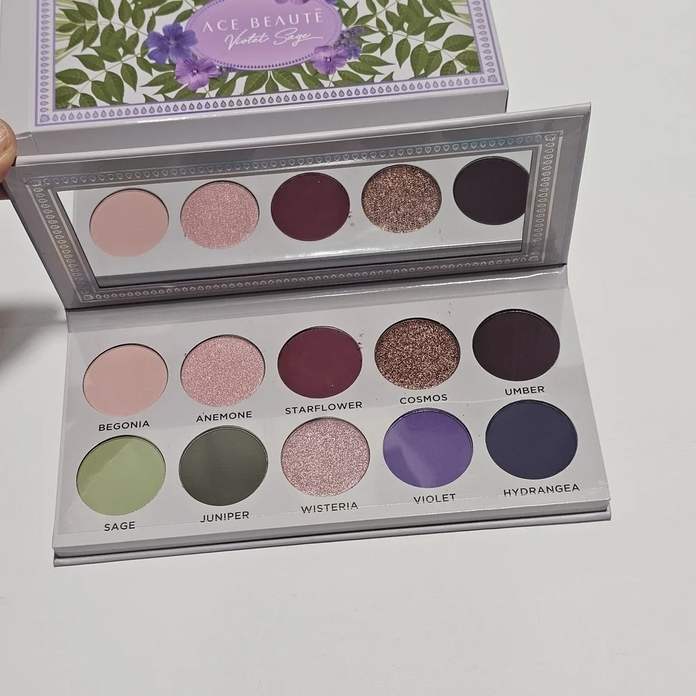 NEW Ace Beaute Violet Sage Eye Shadow Palette